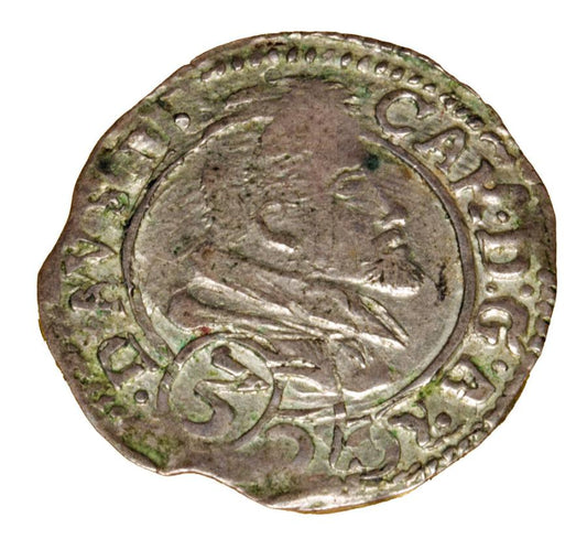 3 krajcary 1614 Karol Austriacki Księstwo Nyskie Biskupów Wrocławskich Nysa