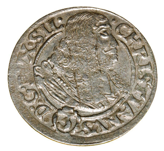 3 krajcary 1670 Chrystian Wołowski Księstwo Brzesko-Legnicko-Wołowskie Brzeg