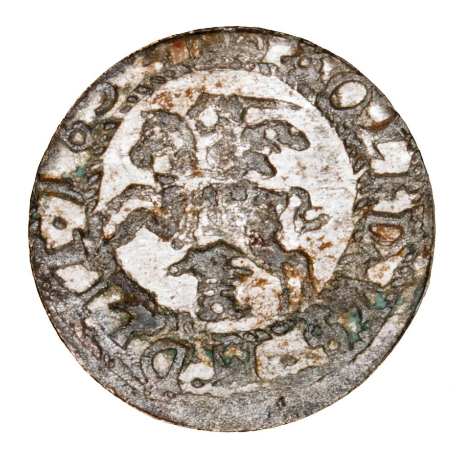Szeląg 1653 Jan Kazimierz Litwa Wilno