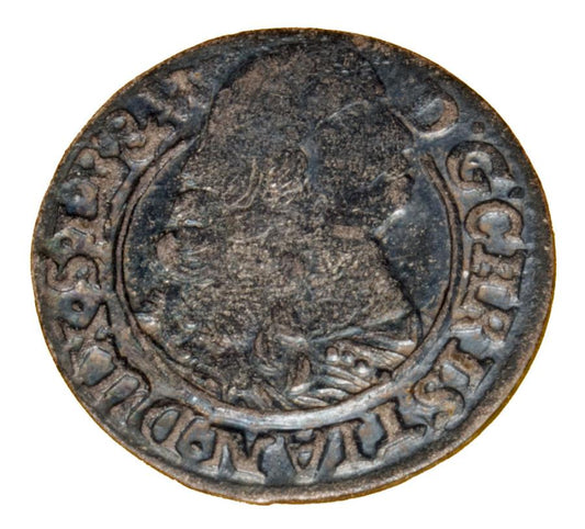 1 krajcar 1665 Jan Chrystian Księstwo Brzesko-Legnicko-Wołowskie Brzeg
