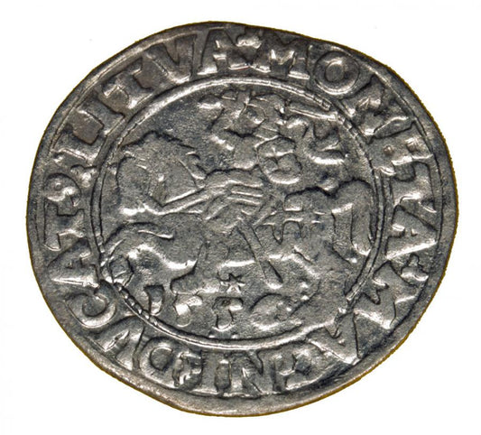 Półgrosz 1556 Zygmunt II August Wilno