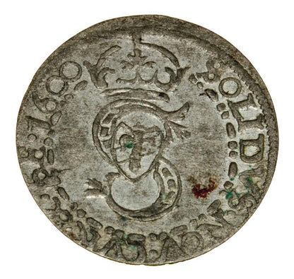 Szeląg kurlandzki 1600 Fryderyk i Wilhelm Kettler Księstwo Kurlandzkie Mitawa