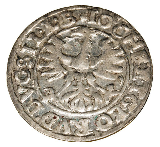 3 krajcary 1617 Jan Krystian Jerzy Rudolf Księstwo Brzesko-Legnicko-Wołowskie Złoty Stok