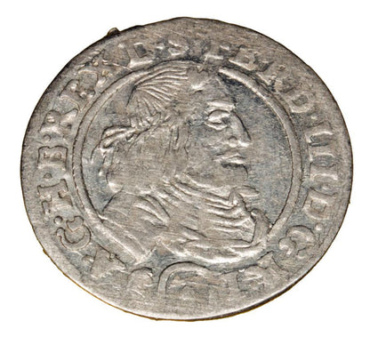 3 krajcary 1656 Ferdynand III Habsburg Śląsk Wrocław