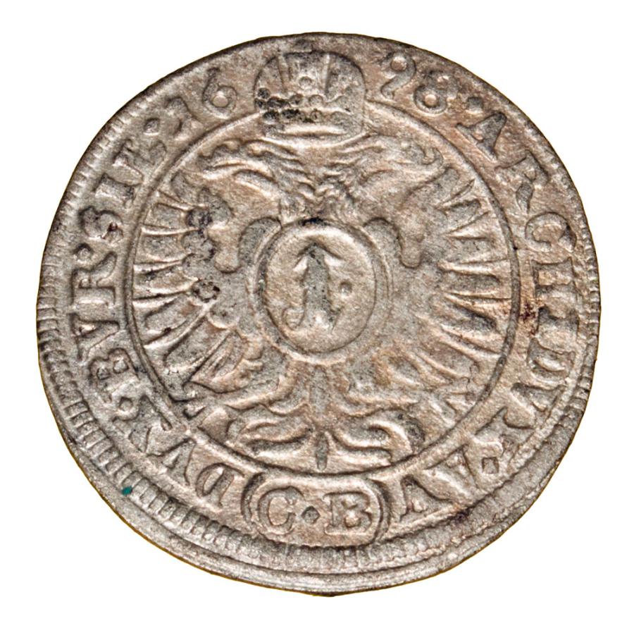 1 krajcar 1698 Leopold I Habsburg Śląsk Brzeg