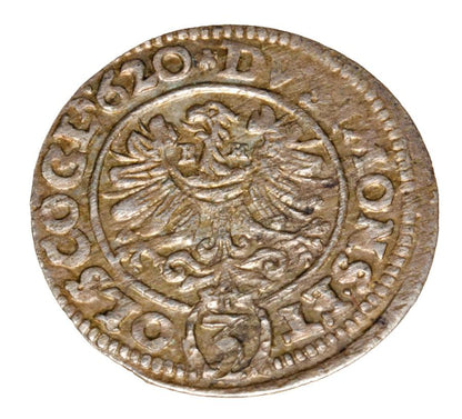 3 krajcary 1620 Karol II Podiebradowicz Księstwo Ziębicko - Oleśnickie Oleśnica