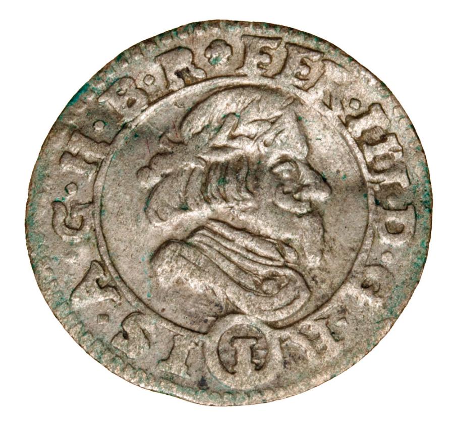 1 krajcar 1647 Elżbieta Lukrecja Księstwo Cieszyńskie Skoczów
