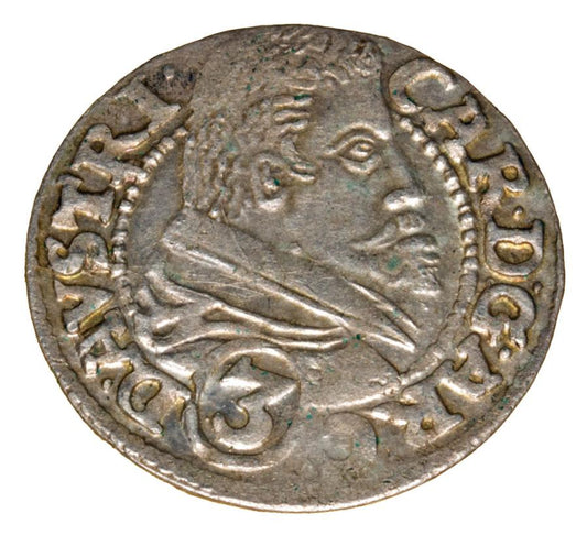 3 krajcary 1620 Karol Austriacki Ksiestwo Nyskie Biskupуw Wroclawskich Nysa