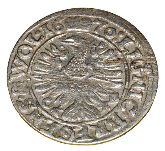 3 krajcary 1670 Chrystian Wołowski Księstwo Brzesko-Legnicko-Wołowskie Brzeg