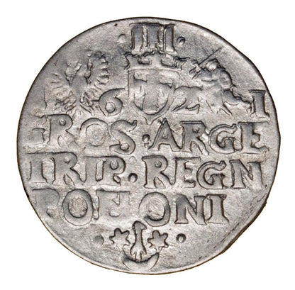Trojak 1621 Zygmunt III Waza Polska Kraków PONONI