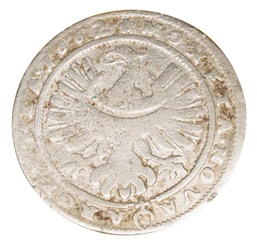 15 krajcarów 1662 Ludwik IV Legnicki Księstwo Brzesko-Legnicko-Wołowskie Brzeg