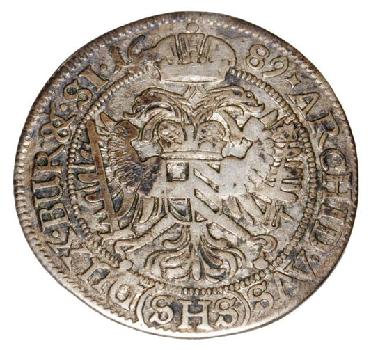6 krajcarуw 1689 Leopold I Habsburg Slask Wroclaw