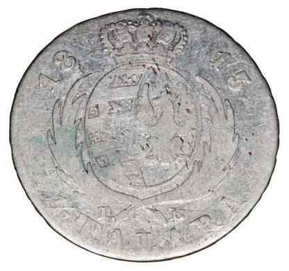 1/3 talara 1813 Fryderyk August Księstwo Warszawskie Warszawa