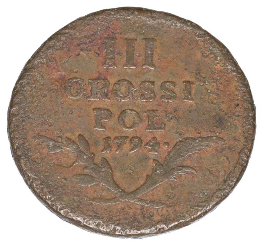 3 grosze 1794 Galicja i Lodomeria Wiedeń Insurekcja Kościuszkowska
